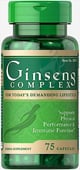 Puritan'S Pride Ginseng Complex 75 Capsules