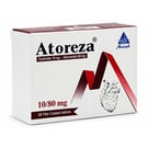Atoreza 80/10 mg 28 Film Coated Tablets Ezetimibe & Atorvastatin Cholesterol Medication