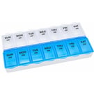 O-Care 7-Day AM/PM Weekly Pill Organizer Box Dual-Row Medication Reminder