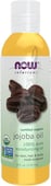 Now Foods Solutions Organic Jojoba Oil Moisturizing Multi-Purpose Oil For Face Hair And Body 4-Ounce