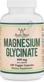 Double Wood Magnesium Glycinate 400 Mg 180 Vegetarian Tablets