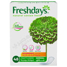 Freshdays Natural Cotton Feel Pantyliners Normal 48 Pads