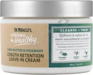 Dr.Miracle's Strong & Healthy Length Retention Leave In Cream. Contains Shea Butter Rosemary and Grapeseed oil.