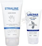 HAYAH STRALINE HAND CREAM – 75ML+UREPAR FOOT CREAM – 75M 6224008838517