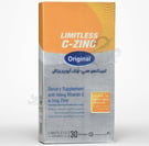 Limitless C Zinc Original Dietary Supplement 30 Tablets 5mg 6223012481573