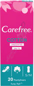Carefree Cotton Unscented S.M Psc 20 Pads Size Normal