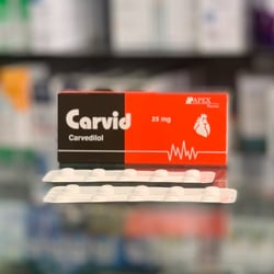 Carvid 25Mg 30 Tab
