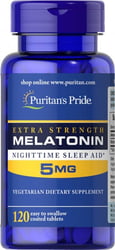 Special Import - Puritan'S Pride Extra Strength Melatonin 5 Mg-120 Tablets