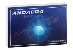 Andagra Sildeafil 100 M 12 Tablets