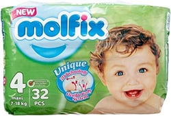 Molfix 32 Diapers Size 4