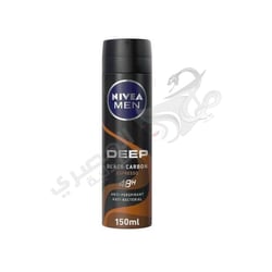 Nivea Deep Black Carbon Espresso Spray Men 150 Ml