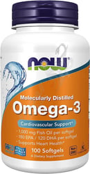 Now Foods Omega-3 180 Epa / 120 Dha 180 Softgels
