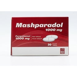 Mashparadol Paracetamol 1000 mg Pain Reliever & Fever Reducer 30 Scored Tablets