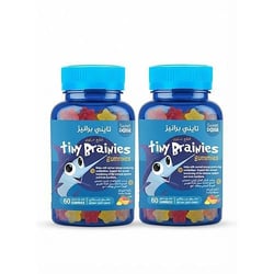 Sweet Dose Tiny Brainies Gummies Fruity Flavor 60 Gummies - Promo Pack 1+1 Free