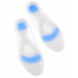 Power Flat Foot Orthotic Insoles Gel Arch Support Size XXL (45 - 46)