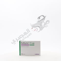 Euthyrox 25 Mg 100 Tablets