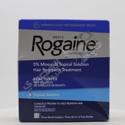 Rogaine Men'S Topical Solution Extra Strength 5% Minoxidil 60 Ml
