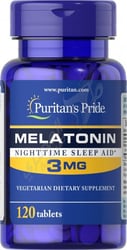 Melatonin Puritan 3 Mg 120 Tablets