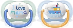 Philips Avent Ultra Air Pacifier For 0-6M Orthodontic & Bpa-Free Scf080/01