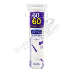 Septona Cotton Pads Round 60+60