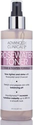 Advanced Clinicals 8Oz Rosewater Toner With Charcoal And Aloe Vera Balancing Ph Formula Detoxifies And Hydrates Skin 237ml