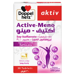 Doppelherz Active Meno Expected isoflavones + calcium + D3
