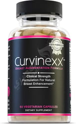 Curvinexx Breast Enhancement Formula for Natural Enlargement with Fenugreek Dong Quai 60 Capsules