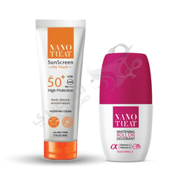 Nano trite Sunscreen Cream Gel + Roll-on Vanilla Rose 6224011110464