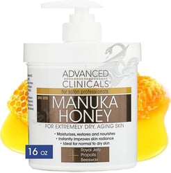 Advanced Clinicals Manuka Honey Moisturizing Skin Lotion Daily Use 454g 810400030374