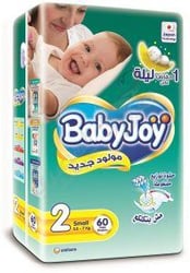 Baby Joy 60 Diapers Size 2