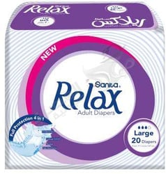 Relax S Adult Full Protection 4 In 1 Large Pieces 20 Diapers