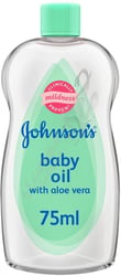 Johnson'S Baby Oil Aloe Vera 75 Ml