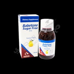 Babetone Sugar Free Guava Flavor Syrup 120 Ml