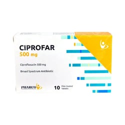 Ciprofar 500 Mg 10 Tablets