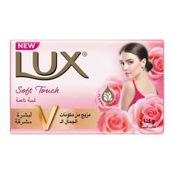 لوكس قالب صابون سوفت تاتش - 115 جرام