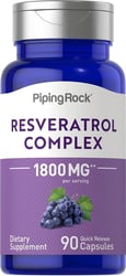 Special Import - Piping Rock Resveratrol Supplement 1800 mg 90 Capsules
