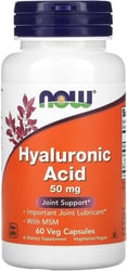 Special Import - Now Hyaluronic Acid with MSM 60 Vegetarian Capsules