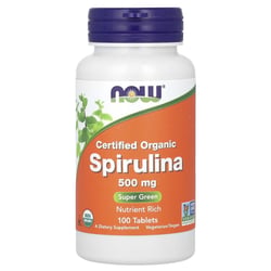 Special Import - Now Foods Certified Organic Spirulina, 500 mg, 100 Tablets