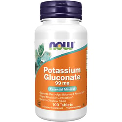 Special Import - Now Foods Potassium Gluconate, 99 mg 100 Tab 733739014603