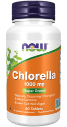 Special Import - Now Foods Chlorella 1000mg, 60tabs