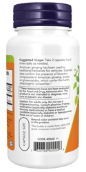 Special Import - NOW Foods, American Ginseng Extract, 1,000 mg, 100 Veg Capsules (500 mg per Capsule)
