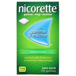 Special Import - Nicorette 4 mg menthe Fraiche sans sucre - 105 gommes