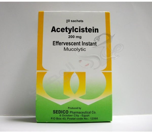 Acetylcisteine 200 Mg 10 Sachets
