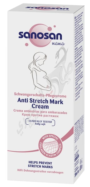 Sanosan Body Cream Mama Anti Stretch Markfader 75 Ml