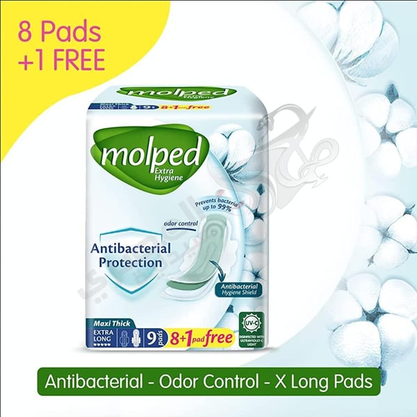 Molped Extra Hygiene 8+1 Pads 9 Diapers