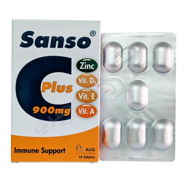 Sanso C Plus 900 Mg 14 Tablets