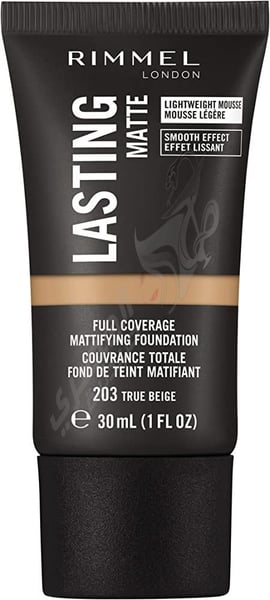 Rimmel London Lasting Matte 203 True Beige