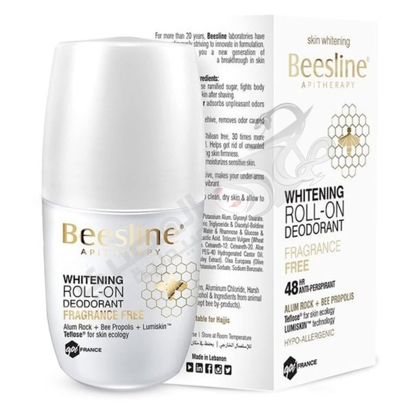Beesline Whitening Fragrance Free Roll On 48 H M 50 Ml