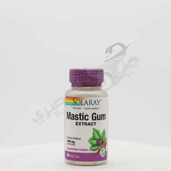 Solaray  Mastic Gum Extract  500 Mg 45 Vegetarian Capsules