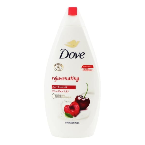 Dove Rejuvenating Body Wash Cherry & Chia Milk 0% Sulfate SLES 450ml